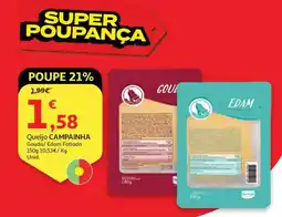 Auchan Queijo CAMPAINHA Gouda/ Edam Fatiado promoção