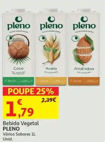 Auchan Bebida Vegetal PLENO promoção