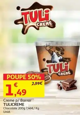 Auchan Creme p/ Barrar TULICREME promoção