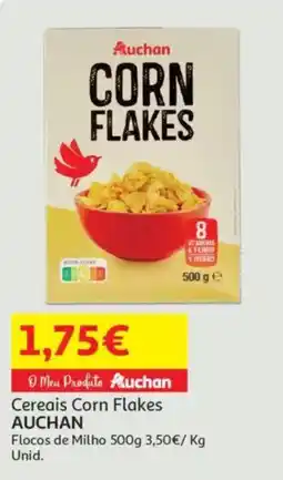 Auchan Cereais Corn Flakes AUCHAN promoção