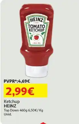 Auchan Ketchup HEINZ Top Down promoção