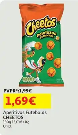 Auchan Aperitivos Futebolas CHEETOS promoção