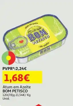 Auchan Atum em Azeite BOM PETISCO promoção