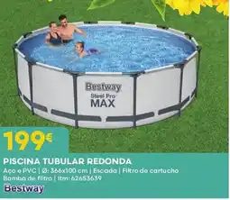 Bricomarché Piscina tubular redonda promoção