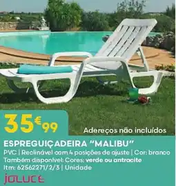 Bricomarché Espreguiçadeira "malibu" promoção