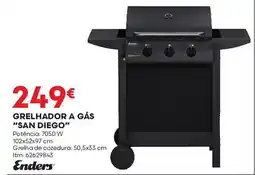 Bricomarché Grelhador a gás "san diego" promoção