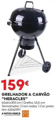 Bricomarché Grelhador a carvão "heracles" promoção
