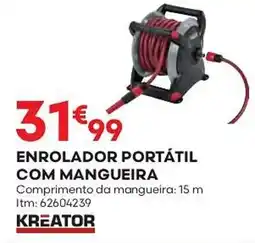 Bricomarché Enrolador portátil com mangueira promoção