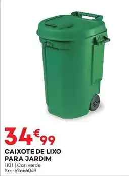 Caixote de lixo para jardim