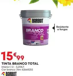 Bricomarché Tinta branco total interior promoção