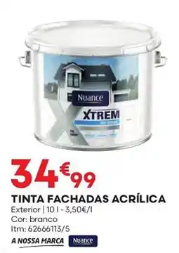 Bricomarché Tinta fachadas acrílica promoção