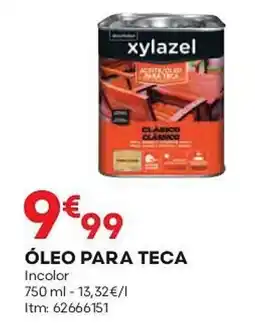 Bricomarché Óleo para teca promoção
