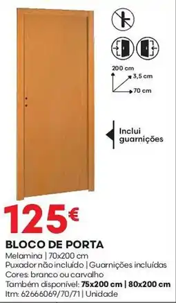 Bricomarché Bloco de porta promoção