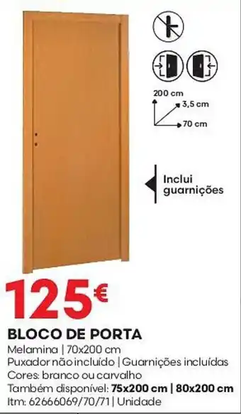 Bricomarché Bloco de porta promoção