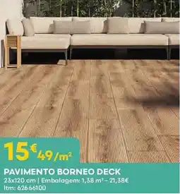 Bricomarché Pavimento borneo deck promoção