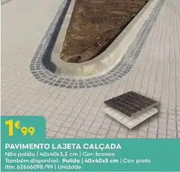 Bricomarché Pavimento lajeta calçada promoção