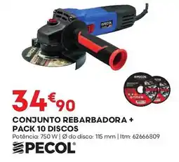 Bricomarché Conjunto rebarbadora + pack 10 discos promoção