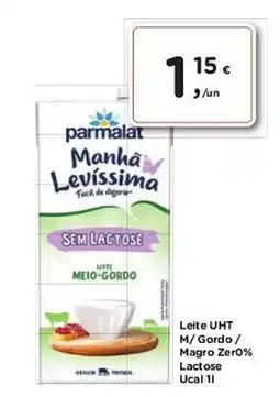 Aqui é fresco Leite UHT M/Gordo / Magro Zer0% Lactose Ucal promoção