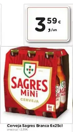 Cerveja Sagres Branca 6x25cl