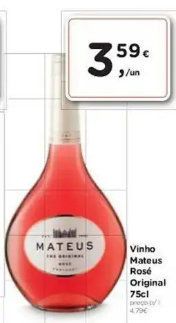 Aqui é fresco Vinho Mateus Rosé Original promoção