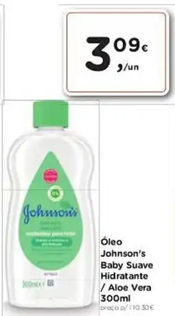 Aqui é fresco Óleo Johnson's Baby Suave Hidratante / Aloe Vera promoção