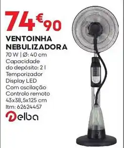 Bricomarché Ventoinha nebulizadora promoção