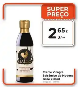 Aqui é fresco Creme Vinagre Balsâmico de Modena Gallo promoção