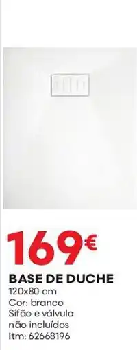 Bricomarché Base de duche promoção