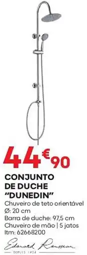 Bricomarché Conjunto de duche "dunedin" promoção