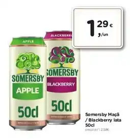Aqui é fresco Somersby Maçã / / Blackberry lata promoção