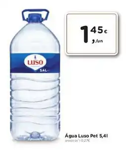 Aqui é fresco Água Luso Pet promoção