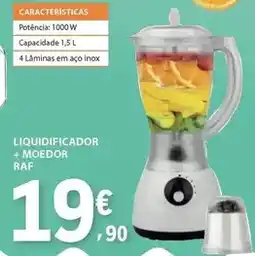 Liquidificador + moedor raf