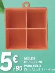 E.Leclerc Dim - molde de silicone para gelo promoção