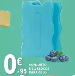 E.Leclerc Conjunto de 2 blocos para gelo promoção