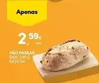 Continente Bom dia Pao passas promoção