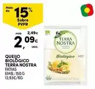 Continente Bom dia Terra nostra - queijo biologico promoção