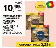 Continente Bom dia Continente - cápsulas café compatveis máquina grazie promoção