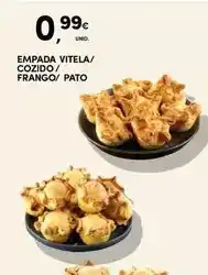 Continente Bom dia Pato - empada vitela/ cozido/ frango promoção