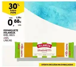 Continente Bom dia Milaneza - esparguete promoção