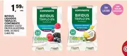 Continente Bom dia Continente - bifidus liquidos triplo 0% con tableto promoção