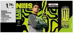 Continente Bom dia Monster - bebida energetica zero promoção