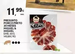 Continente Presunto porco preto 30 meses promoção