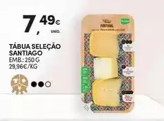 Continente Santiago - tábua seleção promoção