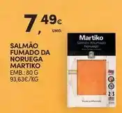 Continente Martiko - salmão fumado da noruega promoção