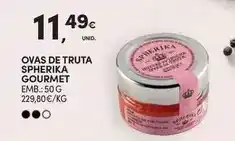Continente Gourmet - ovas de truta promoção