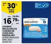 Continente Riberalves - lombos bacalhau de 4 meses de cura msc ultracongelado promoção