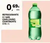 Continente Continente - refrigerante c/gas lima limao promoção