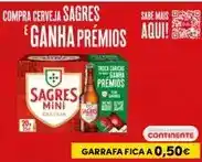 Continente Sagres - cerveja promoção