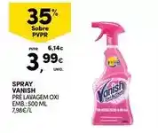 Continente Vanish - spray promoção