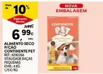 Continente Continente - alimento seco p/ cao promoção